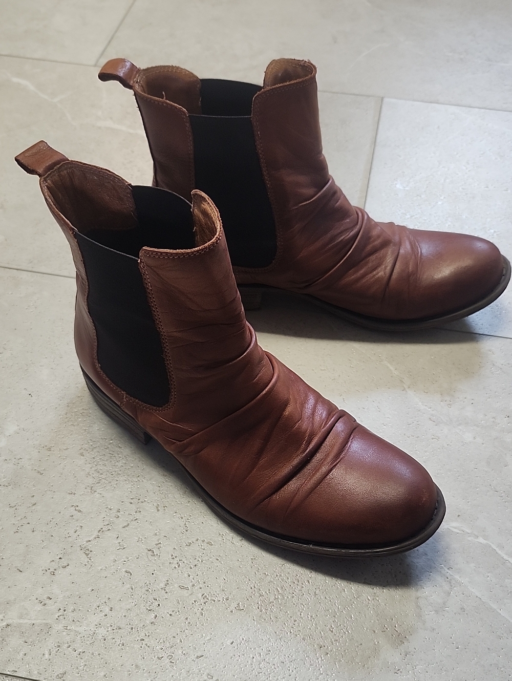 Miz Mooz Lissie Antique Brown Ankle Boots